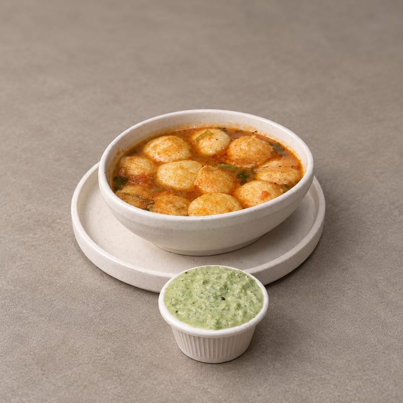 Button Idly Sambar