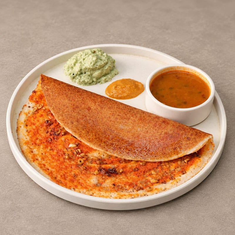 Ghee Garlic Roast Dosa