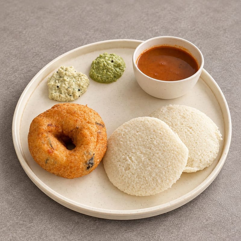 Idly(2pc) Vada(1pc)